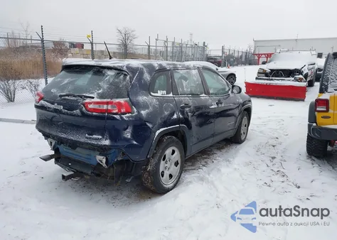 2014 Jeep Cherokee Sport z USA, uszkodzony, nr VIN 1C4PJLAB1EW226002